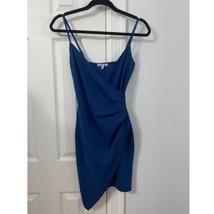 Blue mini dress